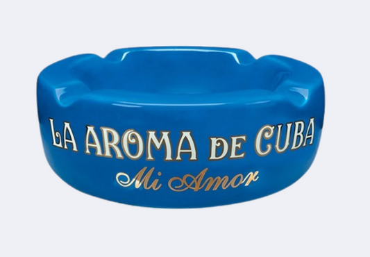 Aroma De Cuba Blue Ashtray