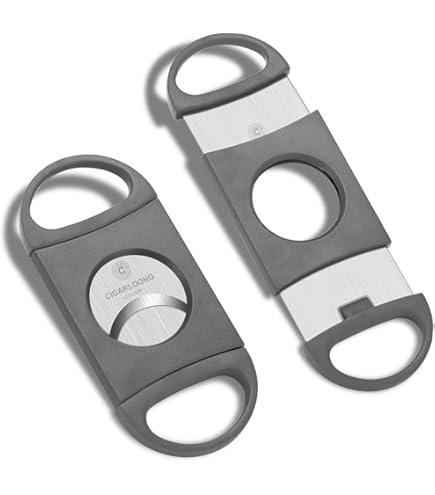 Black Double Blade Basic Cigar Cutter