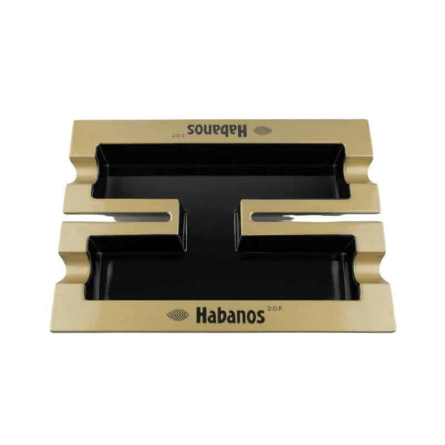 Habanos Melamine "H" 4 Cigars Ashtray