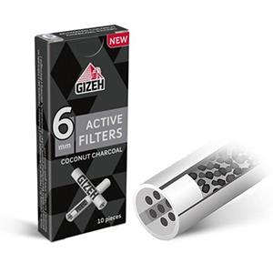 Gizeh 6mm Active Coconut Charcoal Filters