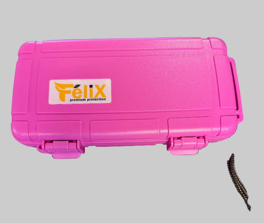 Felix Pink Travel Humidor 5 Count